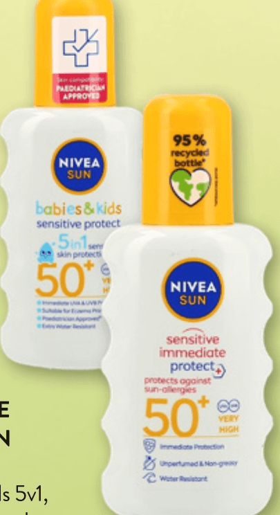 Sprej za sončenje Nivea Sun 200 ml Akcija v trgovini Spar