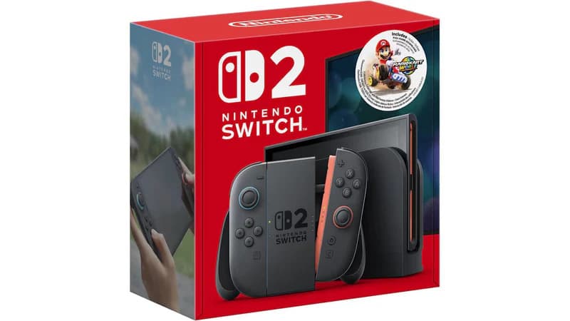 Igralna konzola Nintendo Switch 2 + igra Mario Kart World Akcija v trgovini Harvey Norman