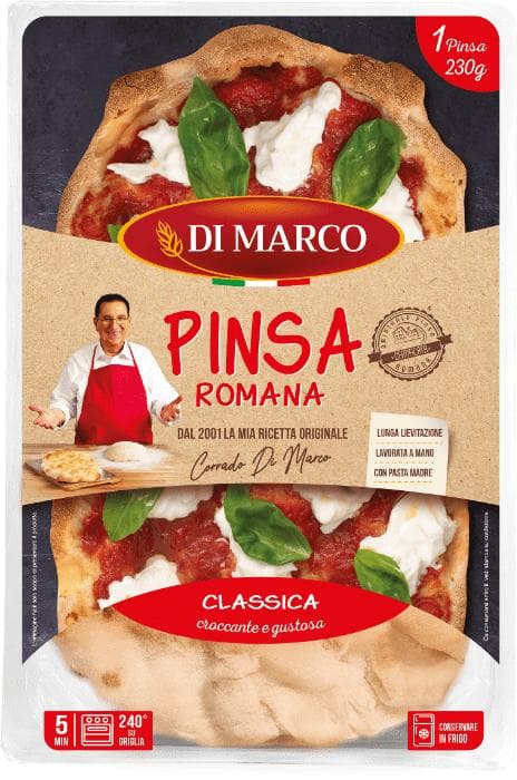 Podloga za pizzo Pinsa Romana Di Marco 230 g Akcija v trgovini Spar