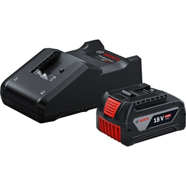 Pribor za akumulatorske naprave Set Bosch GAL 18V-40+GBA 4,0 Ah 4,0 Ah Akcija v trgovini Pevex