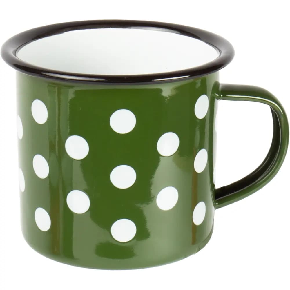 Emajlirana retro skodelica 350 ml Akcija v trgovini Eurospin