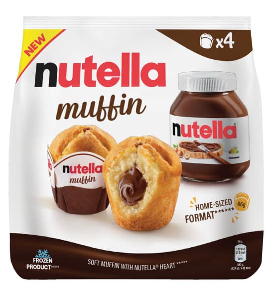 Rogljič ali muffin z nutello Ferrero 340 g / 264 g Akcija v trgovini Mercator
