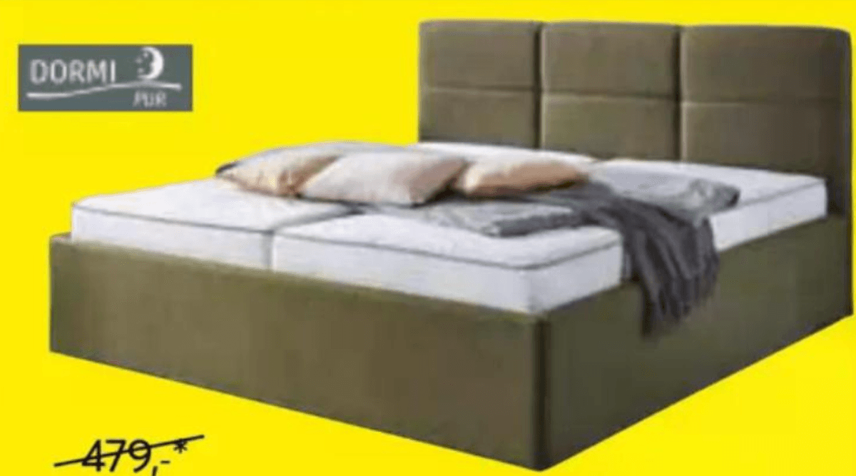 Dormi Pure postelja 180x200 cm Akcija v trgovini Dipo