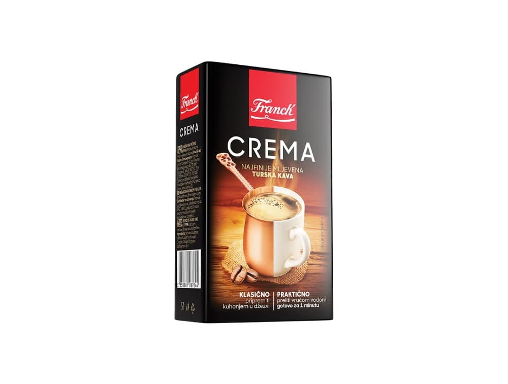 Mleta kava Crema Franck 175 g Akcija v trgovini E.Leclerc