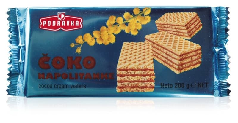 Napolitanke Podravka 200 g Akcija v trgovini Jager