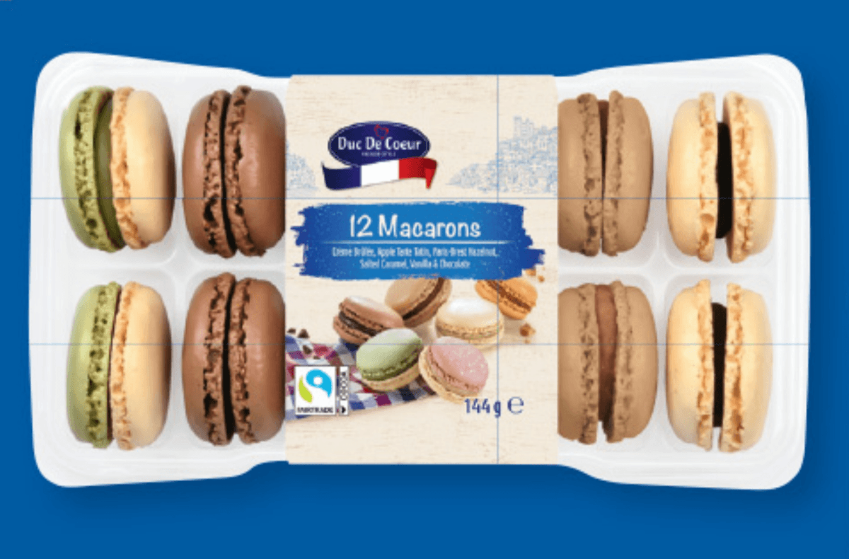 Duc De Coeur sveži makroni 144 g Akcija v trgovini Lidl