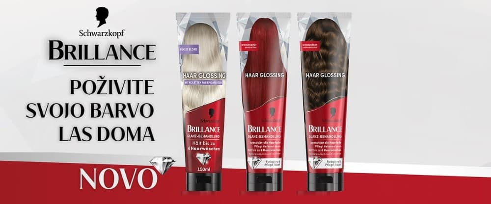 Brillance barve za lase ali Glossing 150 ml Akcija v trgovini Mueller