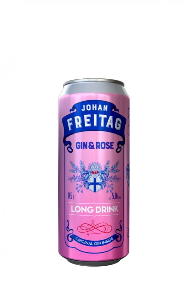 Johan Freitag alkoholna pijača Gin & Rose 0,5 l Akcija v trgovini Spar