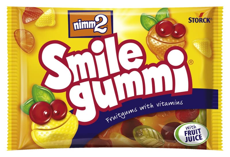 Bomboni Nimm2 Smile Gummi 90 ali 100 g Akcija v trgovini Tuš