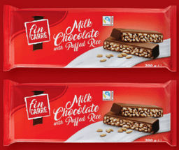 FIN CARRÉ Riževa čokolada