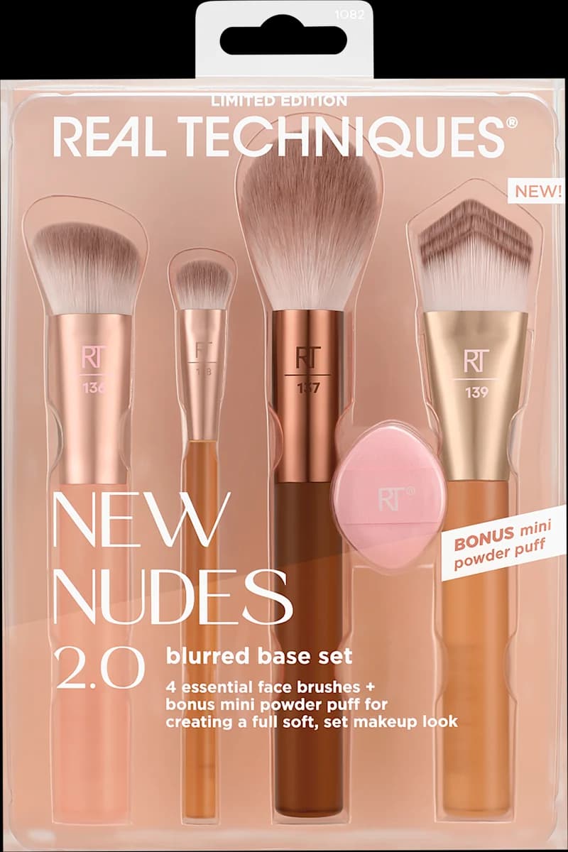 Real Techniques New Nudes 2.0 profesionalni set čopičev Akcija v trgovini Dm