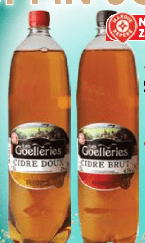 Jabolčnik Les Goelleries 1,5 l Akcija v trgovini E.Leclerc
