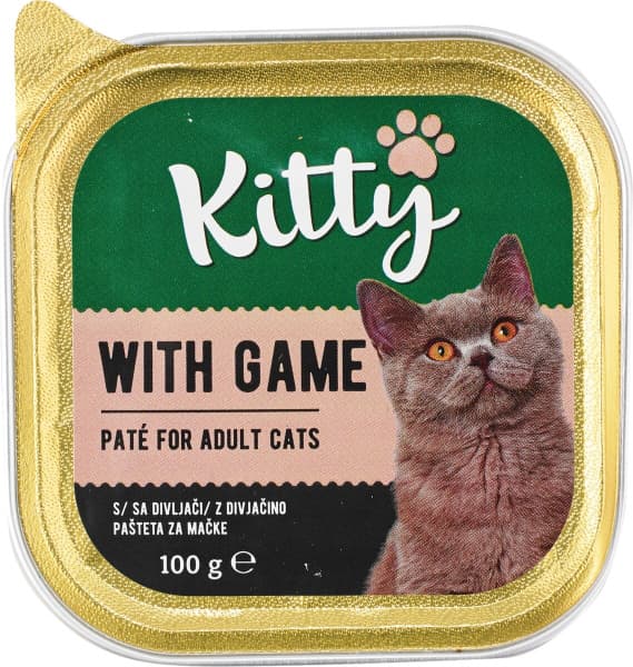 Hrana za mačke Kitty 100 g Akcija v trgovini Mercator