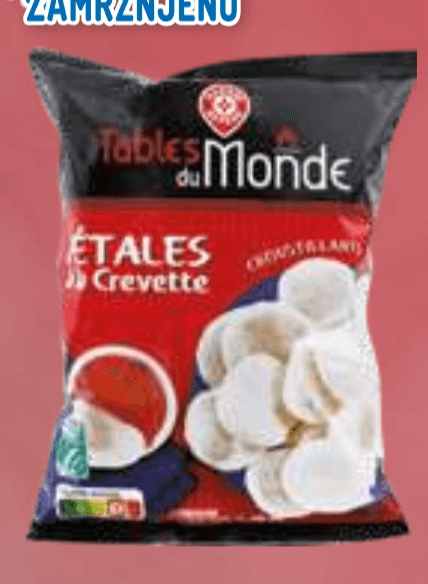 Rakov čips 50 g Tables du Monde Akcija v trgovini E.Leclerc