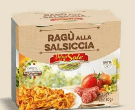 Delizie Sole omaka ragù s klobaso 2 x 180 g Akcija v trgovini Eurospin