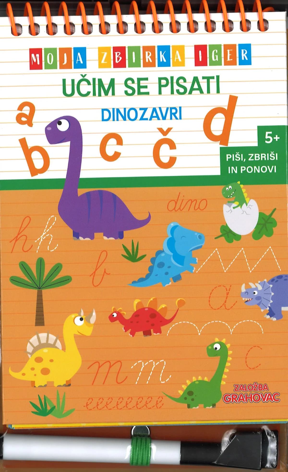 Učim se pisati Dinozavri Akcija v trgovini Lidl