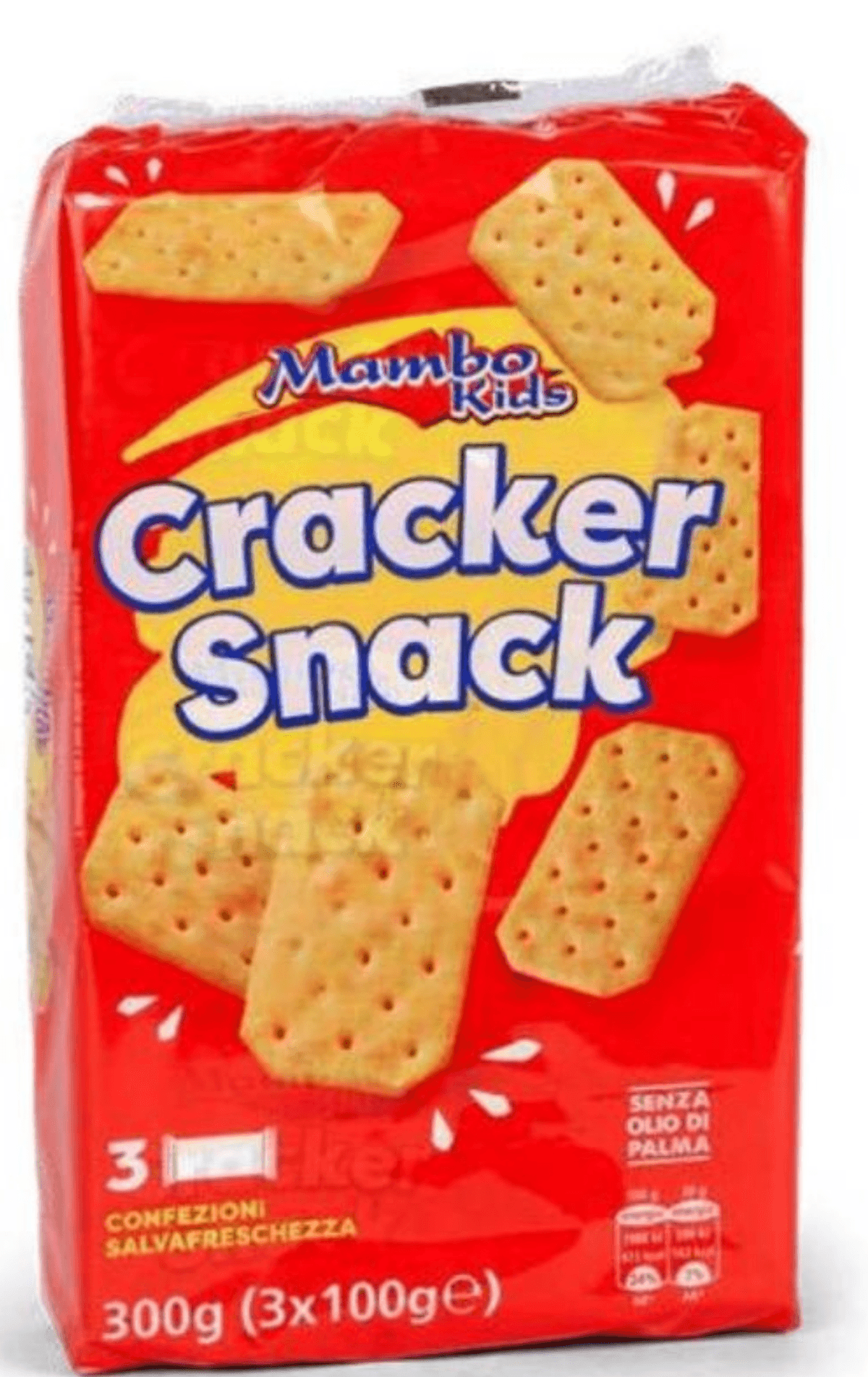Krekerji Snack 3 x 100 g Mambo Kids Akcija v trgovini Eurospin