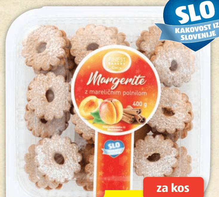 Finest Bakery cimetovi keksi z mareličnim polnilom 400 g Akcija v trgovini Hofer
