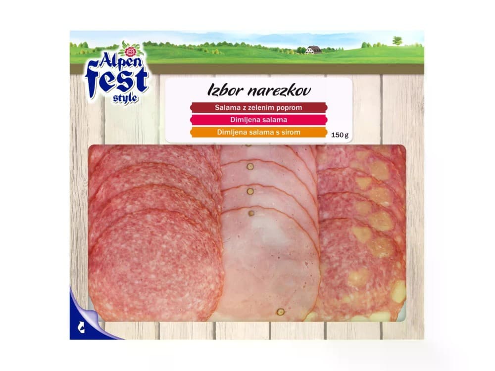 Alpenfest izbor narezkov 150 g Akcija v trgovini Lidl