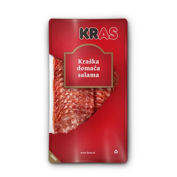 Kraška domača salama Kras 100 g Akcija v trgovini E.Leclerc