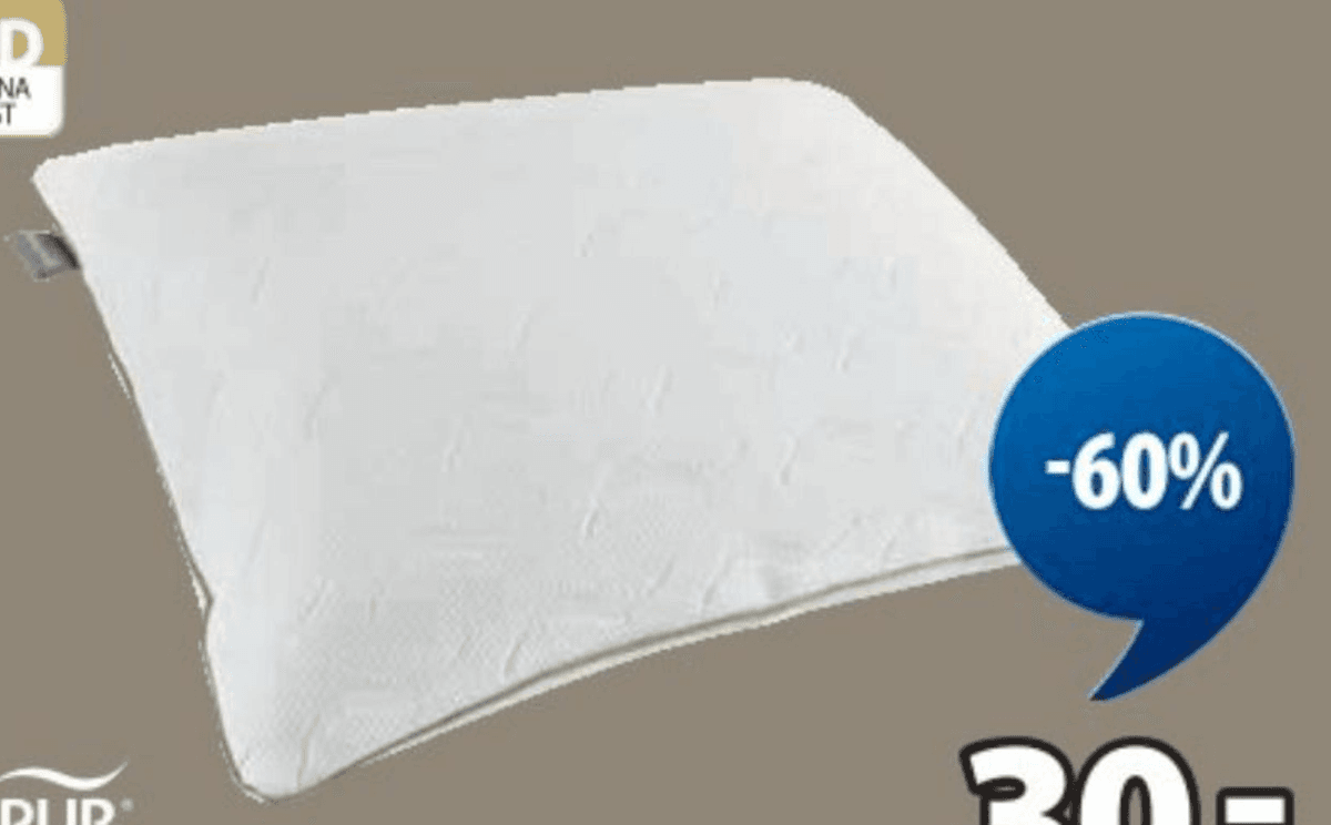 Vzglavnik STROKKEN 42x65x15 cm WELLPUR Akcija v trgovini Jysk