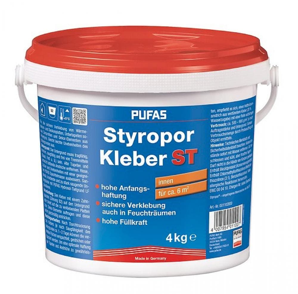 Lepilo za stiropor 4 kg Pufas Akcija v trgovini Bauhaus