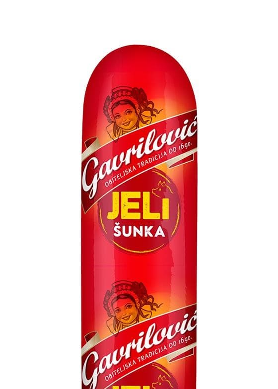 Šunka v ovitku Jeli Gavrilović Akcija v trgovini Mercator