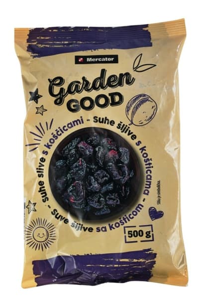 Suhe slive 500 g Garden Good Akcija v trgovini Mercator