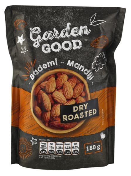 Mandlji Garden Good 180 g Akcija v trgovini Mercator