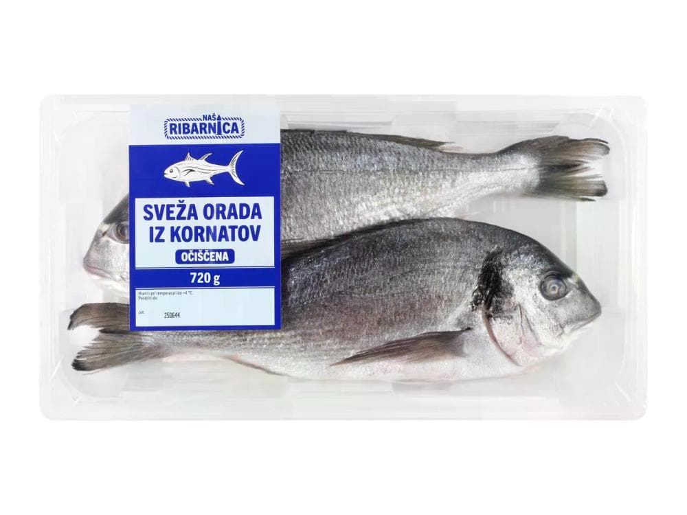 Naša ribarnica sveža jadranska orada 720 g Akcija v trgovini Lidl