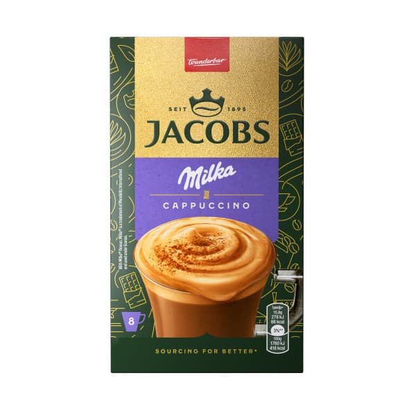 Cappuccino Jacobs 12 g, 15,8 g ali 16,5 g Akcija v trgovini Jager