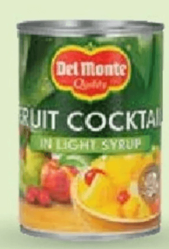 Kompot Del Monte mešano sadje 420 g Akcija v trgovini Mercator