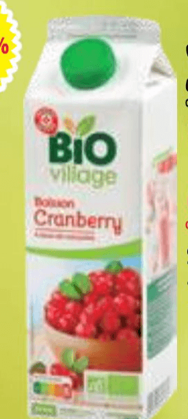 Sadna pijača Bio Village 1 l Akcija v trgovini E.Leclerc