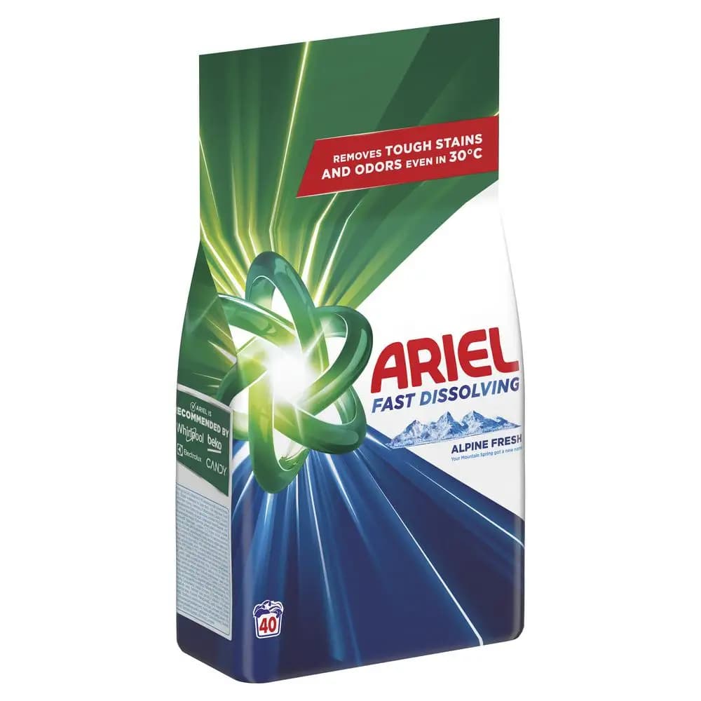 Ariel Pralni prašek Mountain Spring 2.2 kg Akcija v trgovini Lidl