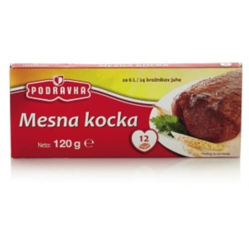 Jušna kocka Podravka 120 g Akcija v trgovini E.Leclerc