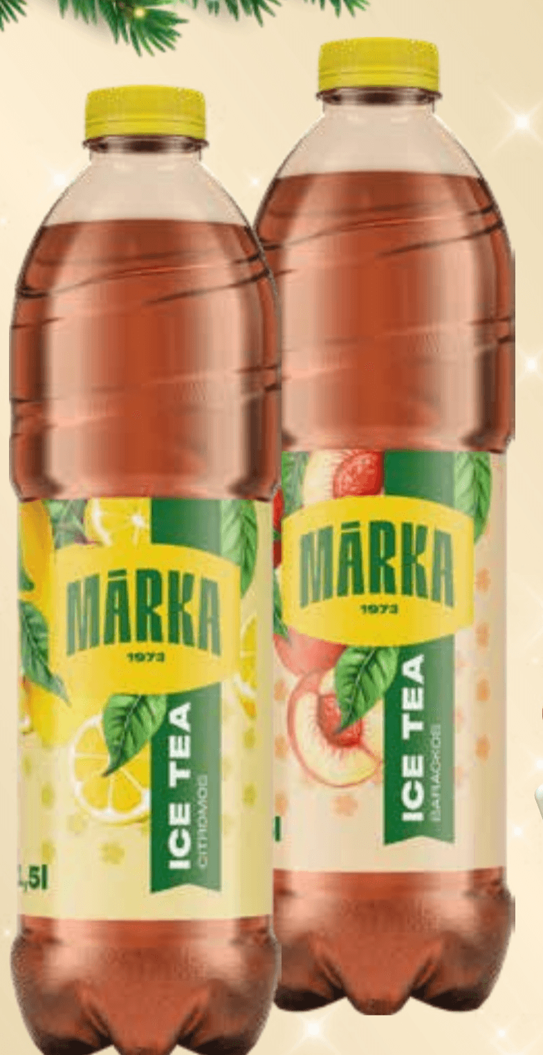 Ledeni čaj Márka 1,5 l Akcija v trgovini Tuš