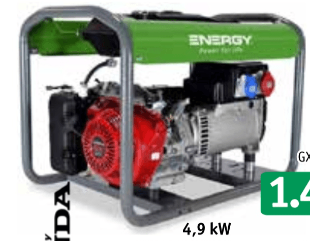Bencinski agregat ENERGY 6,0 kW Akcija v trgovini Jager