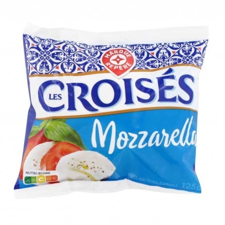 Bivolja mozzarella Croisés 125 g Akcija v trgovini E.Leclerc