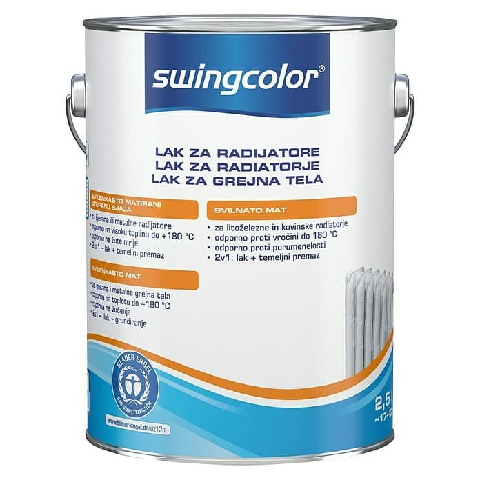 Swingcolor Lak za radiatorje 2,5l: Akcija (Bauhaus) 06.11