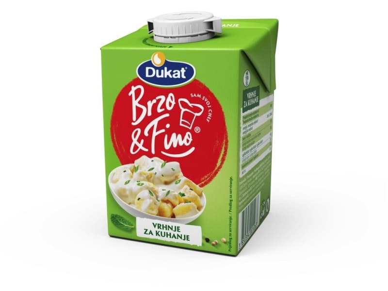 Smetana za kuhanje 500 g Dukat Akcija v trgovini Spar