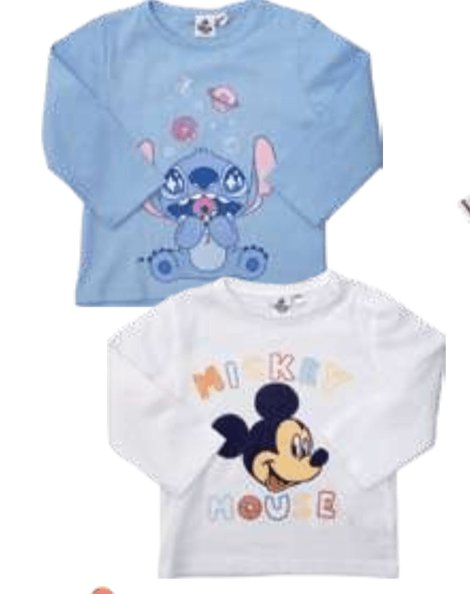 Deška ali dekliška majica Stitch / Spiderman Akcija v trgovini E.Leclerc