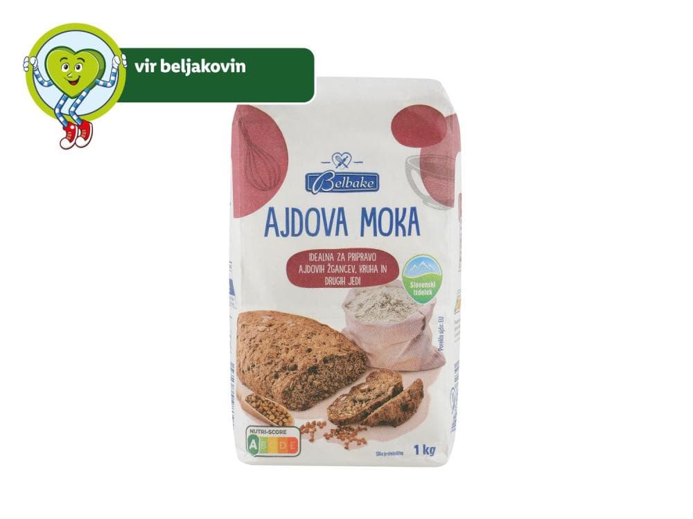Belbake ajdova moka 1 kg Akcija v trgovini Lidl