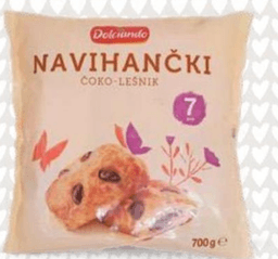 Dolciando Navihančki s čokoladno in lešnikovo kremo