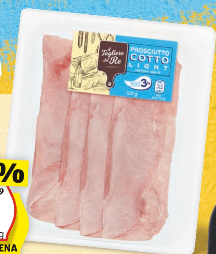 Il Tagliere del Re lahki kuhan pršut 120 g Akcija v trgovini Hofer