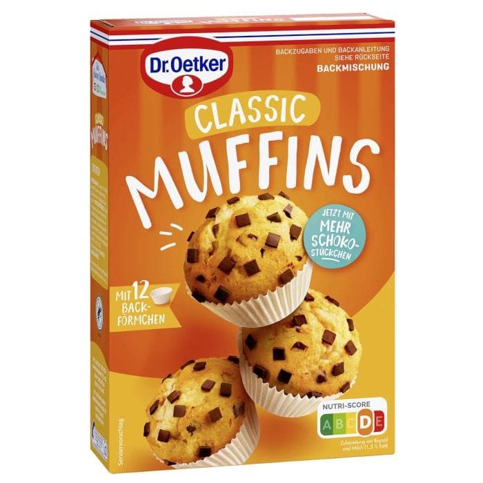 Dr. Oetker Classic muffin mešanica s koščki čokolade 380 g Akcija v trgovini Spar