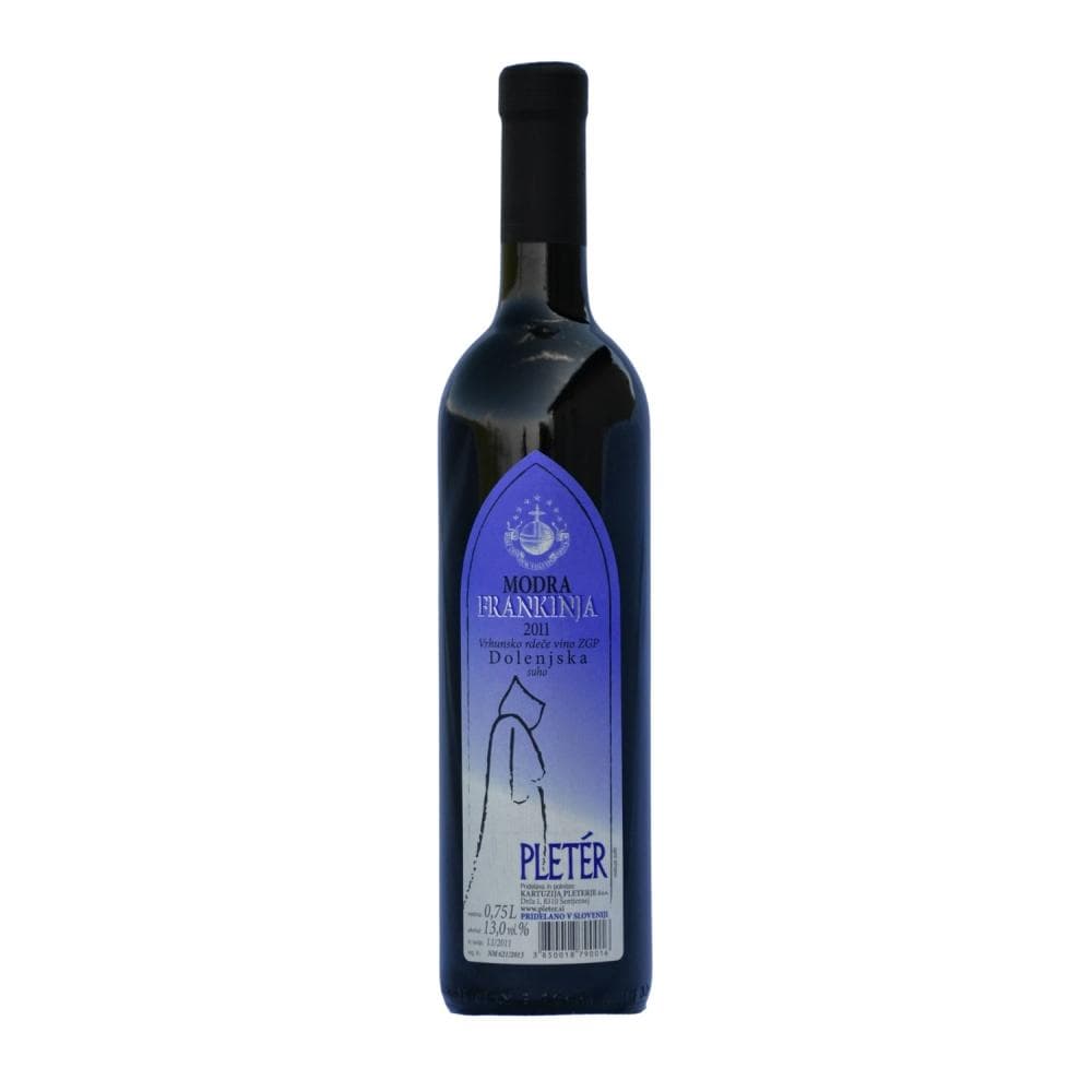 Kartuzija Pleterje vrhunsko vino ZGP Modra frankinja 0,75 l Akcija v trgovini E.Leclerc