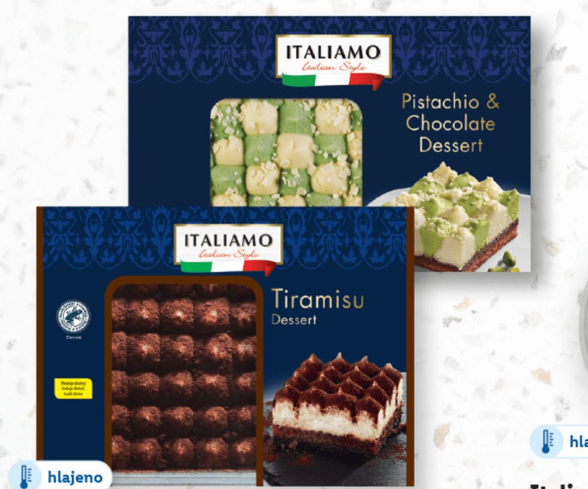 Italiamo desert na italijanski način 500 g Akcija v trgovini Lidl