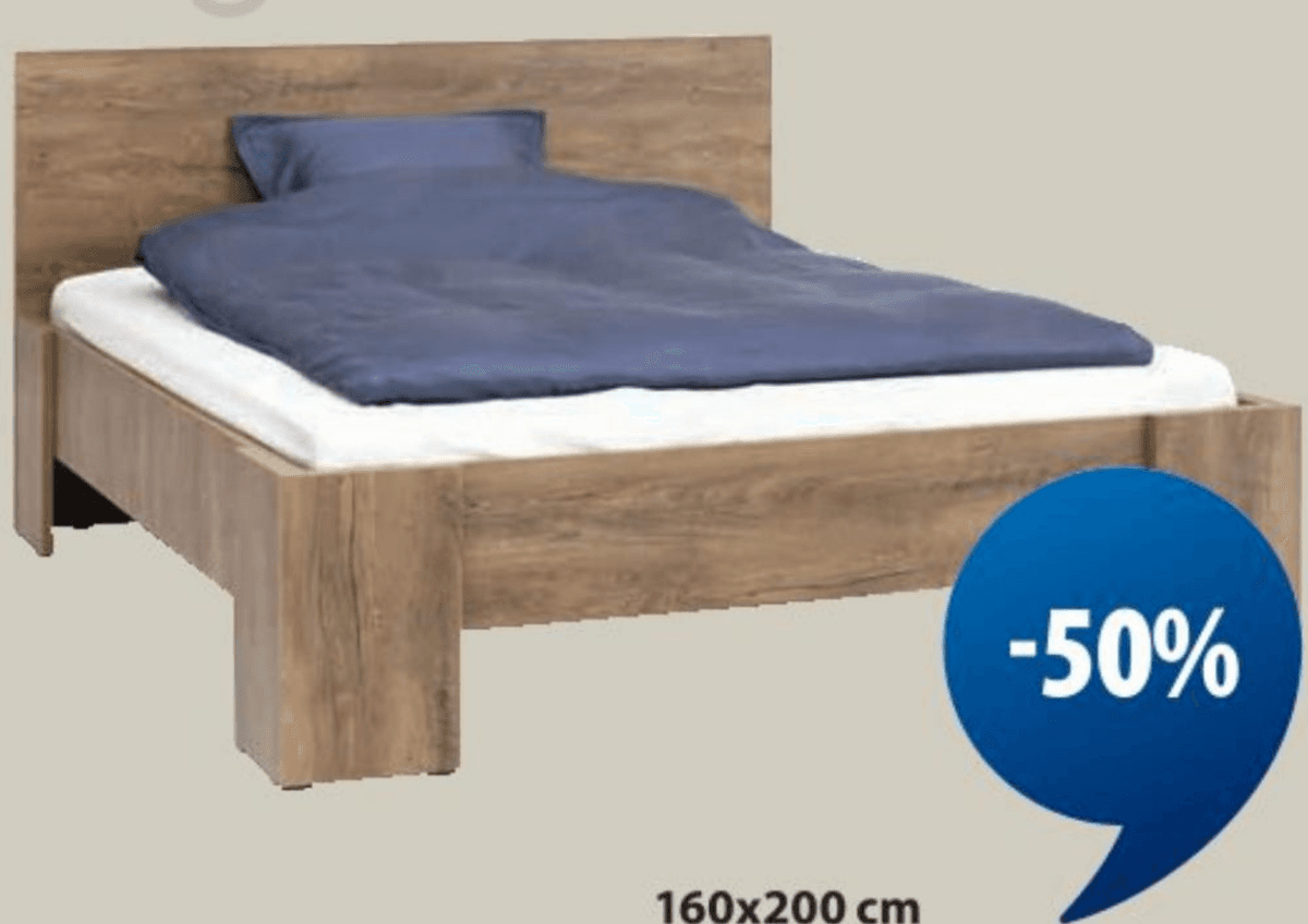 Posteljni okvir 160x200 cm Akcija v trgovini Jysk