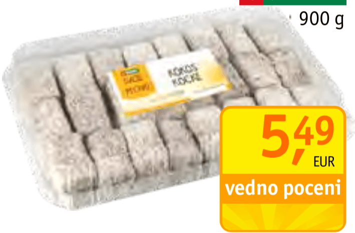 Kokosove kocke 900 g Jager Akcija v trgovini Jager