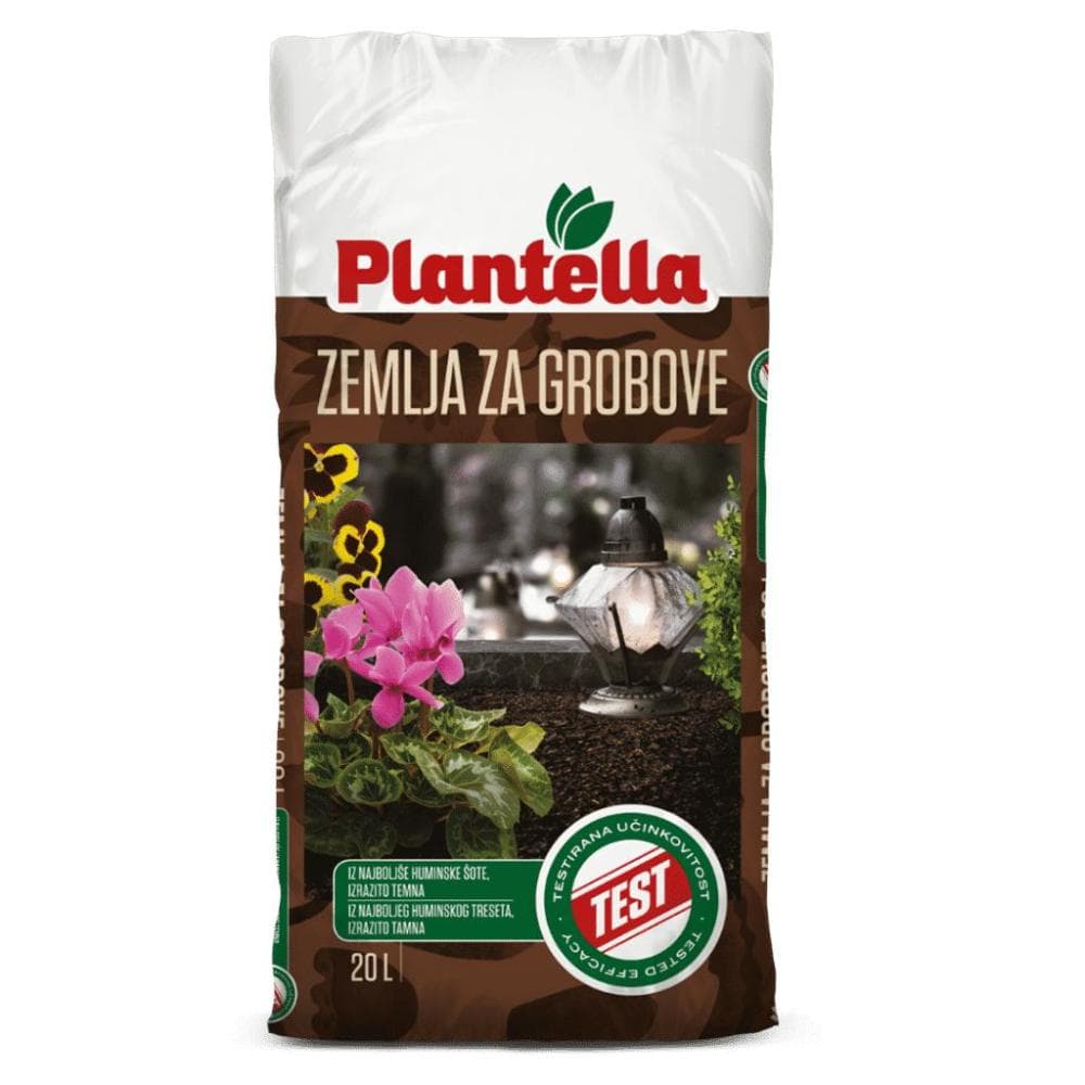 Zemlja za grobove Plantella specialna 20 L Akcija v trgovini Merkur